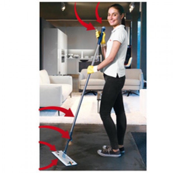 Kit completo sistema di pulizia Spraypro - manico + telaio + 2 top in microfibra + 5 panni vetro - Vileda Kit completo sistema di pulizia Spraypro - manico + telaio + 2 top in microfibra + 5 panni vetro - Vileda