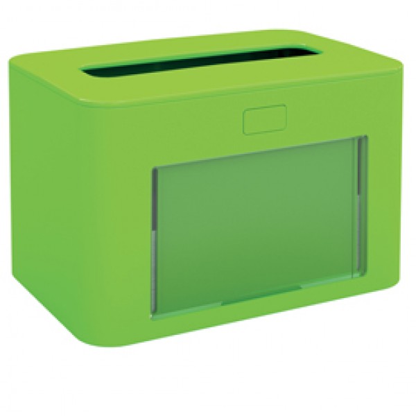 Dispenser personalizzabile - per tovaglioli interfogliati - verde - Papernet Dispenser personalizzabile - per tovaglioli interfogliati - verde - Papernet