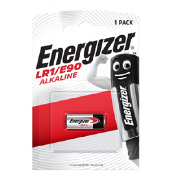 Pila LR1/E90 Alkaline - 1,5V - Energizer Specialistiche - blister 1 pezzo Pila LR1/E90 Alkaline - 1,5V - Energizer Specialistiche - blister 1 pezzo