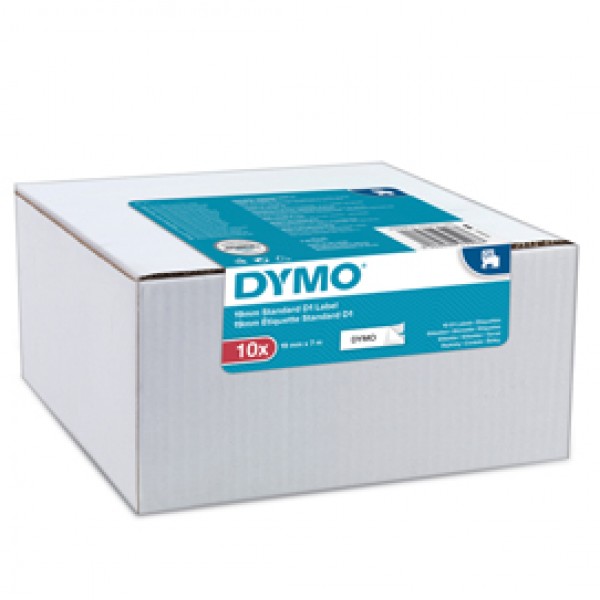 Nastri Dymo D1 - 19 mm x 7 mt - nero/bianco - Dymo - value pack 10 pezzi Nastri Dymo D1 - 19 mm x 7 mt - nero/bianco - Dymo - value pack 10 pezzi