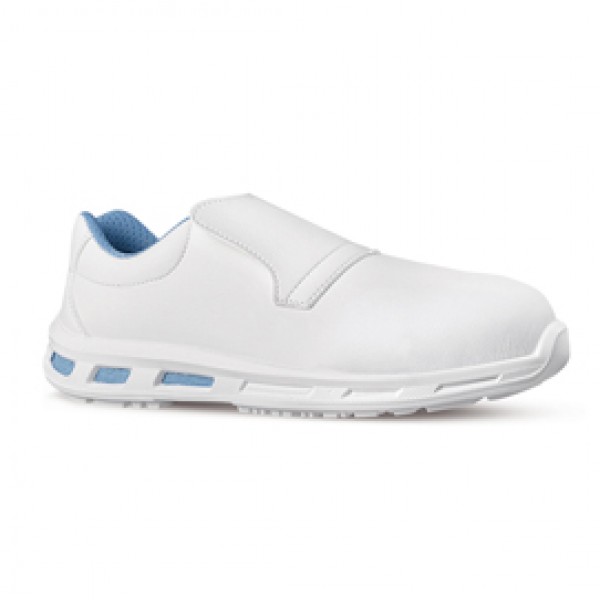 Calzatura di sicurezza Blanco S2 SRC - pelle idrorepellente - bianco - taglia 40 - U-Power Calzatura di sicurezza Blanco S2 SRC - pelle idrorepellente - bianco - taglia 40 - U-Power