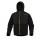 Giacca Softshell Horten - tessuto Softshell/poliestere/elastan - con cappuccio - taglia XL - nero/giallo - Deltaplus