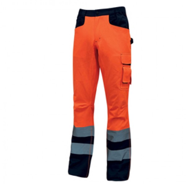 Pantalone invernale alta visibilità Beacon - arancio  fluo - taglia XXL - U-Power