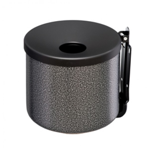 Posacenere murale Nido - diametro 16 cm - H 14 cm - 2 L - metallo verniciato - silver punteggiato - Medial International Posacenere murale Nido - diametro 16 cm - H 14 cm - 2 L - metallo verniciato - silver punteggiato - Medial International