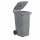 Bidone carrellato - 48x55x93 cm - 120 L - grigio - Mobil Plastic