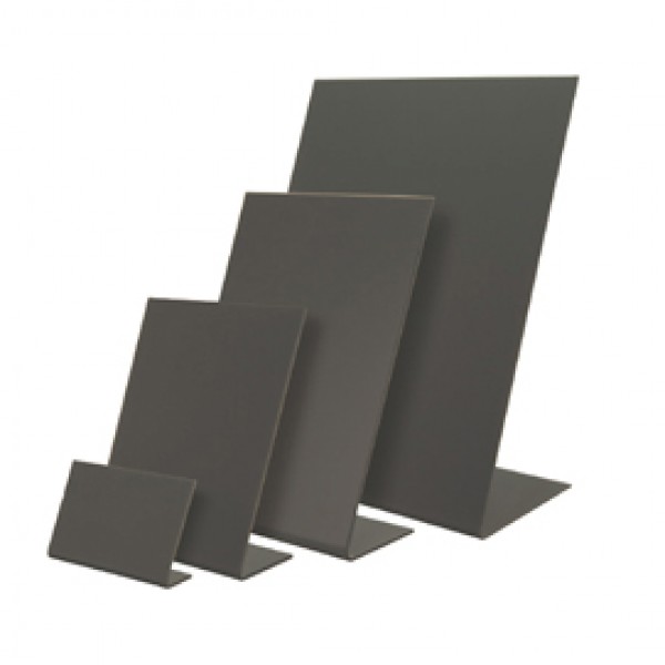 Set 5 lavagnette a L - nere - A8 - Securit Set 5 lavagnette a L - nere - A8 - Securit