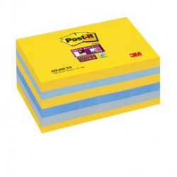 Blocco foglietti Post it® Super Sticky - 655-6SS-NY - 76 x 127 mm - colore New York - 90 fogli - Post it®