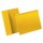 Buste identificative - con aletta pieghevole - A5 orizzontale - giallo - Durable - conf. 50 pezzi