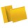 Buste identificative - con aletta pieghevole - A5 orizzontale - giallo - Durable - conf. 50 pezzi
