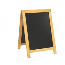 Lavagna Sandwich Nature - legno naturale - 85x54,5x44 cm - Securit