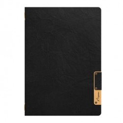 Portamenù Nature - A4 - 34x24,5 cm - 1 inserto doppio - nero - Securit