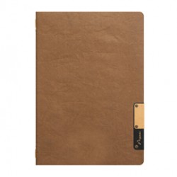 Portamenù Nature - A5 - 24,9x17,5 cm - 1 inserto doppio - marrone - Securit