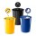 Cestino raccolta differenziata - 40 L - giallo / blu / nero - Cep - set 3 pezzi