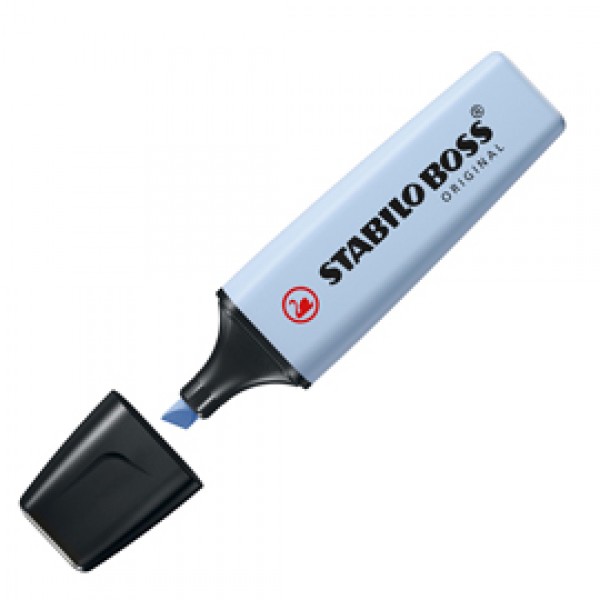 Evidenziatore Stabilo Boss Pastel - tratto 2 - 5 mm - azzurro ghiaccio 70 - Stabilo Evidenziatore Stabilo Boss Pastel - tratto 2 - 5 mm - azzurro ghiaccio 70 - Stabilo