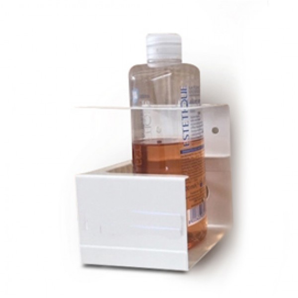 Supporto da parete porta dispenser da 500ml - max Ø 80mm - Metalplus Supporto da parete porta dispenser da 500ml - max Ø 80mm - Metalplus