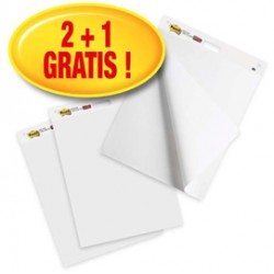 Lavagna adesiva Meeting Chart - bianco - Post-It® - promo pack 2 +1 pezzi