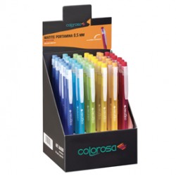 Portamine Colorosa - 0,5 mm - 6 colori assortiti - Ri.Plast - expo 36 pezzi