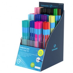 Penna sfera Slider Edge XB - colori standard e pastel - Schneider - expo 120 pezzi