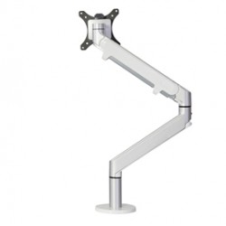 Braccio porta monitor singolo Jamy - grigio metallizzato - Alba