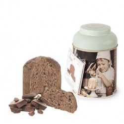 Panettoncino Cioccolato - Linea Mignon - in latta - cioccolato - 100 gr - Loison