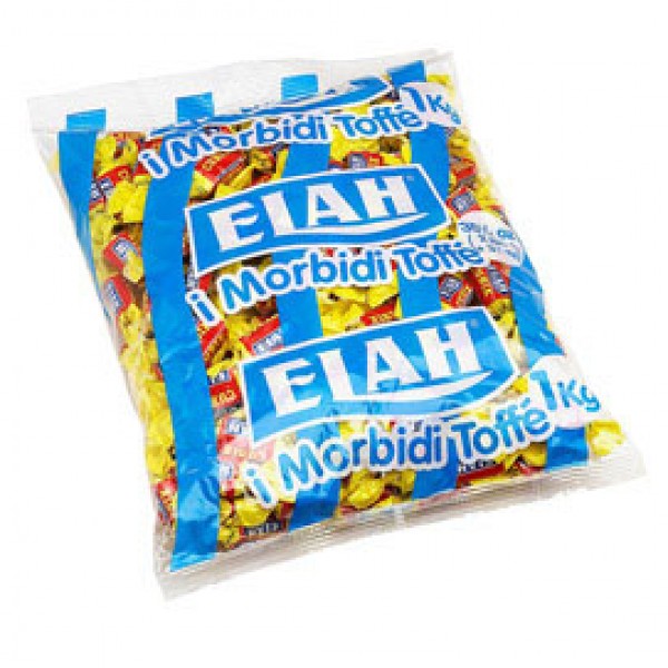 Caramelle Toffee Mou cubik - Elah - busta 1 kg Caramelle Toffee Mou cubik - Elah - busta 1 kg