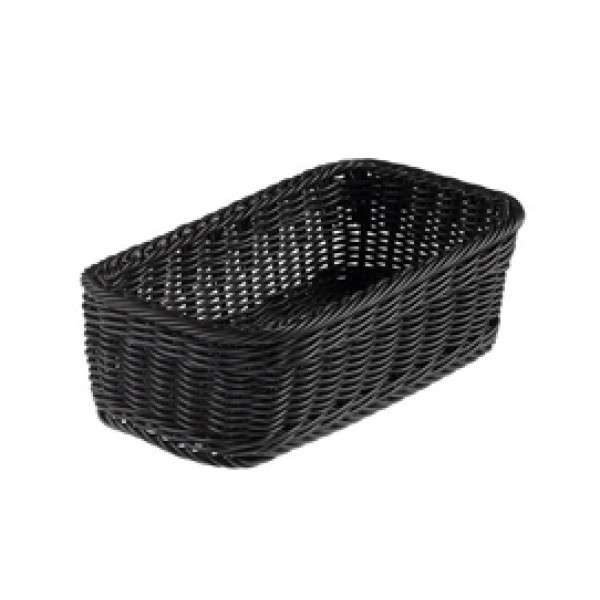 Cestino rettangolare Vanity - in PPL - 32,5x17,5x10 cm - nero - Leone Cestino rettangolare Vanity - in PPL - 32,5x17,5x10 cm - nero - Leone