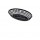 Cestino americano ovale - in plastica - 23,5 x 15 x 4,5 cm - nero - Leone