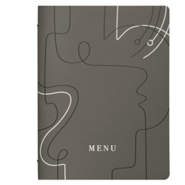 Portamenù linea Linee - A4 - 24,6x31,6 cm - tortora - Stilcasa Portamenù linea Linee - A4 - 24,6x31,6 cm - tortora - Stilcasa