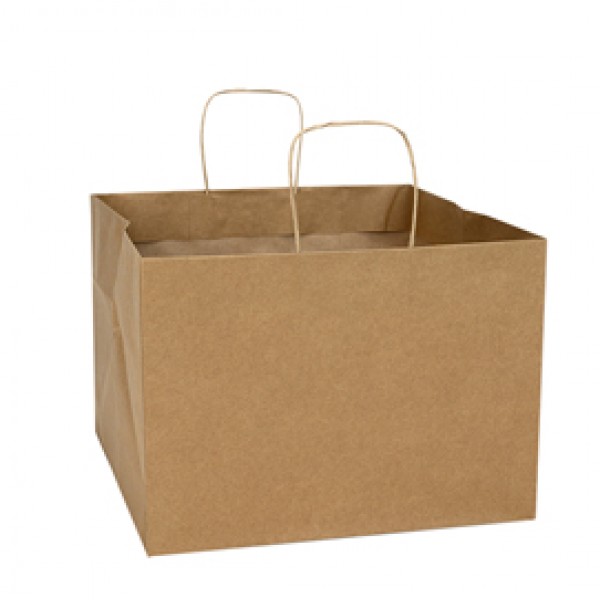 Shopper Surf Maxi - 34 x 34 x 25 cm - carta biokraft - avana - Mainetti Bags - conf. 15 pezzi Shopper Surf Maxi - 34 x 34 x 25 cm - carta biokraft - avana - Mainetti Bags - conf. 15 pezzi