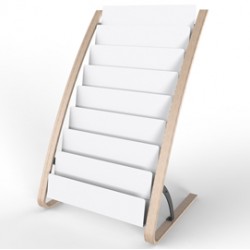 Portariviste da terra - 58x50x93 cm - 8x2 tasche - Alba