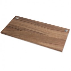 Piano di lavoro per scrivania Cambio - 140x80x2,5 cm - noce - Fellowes