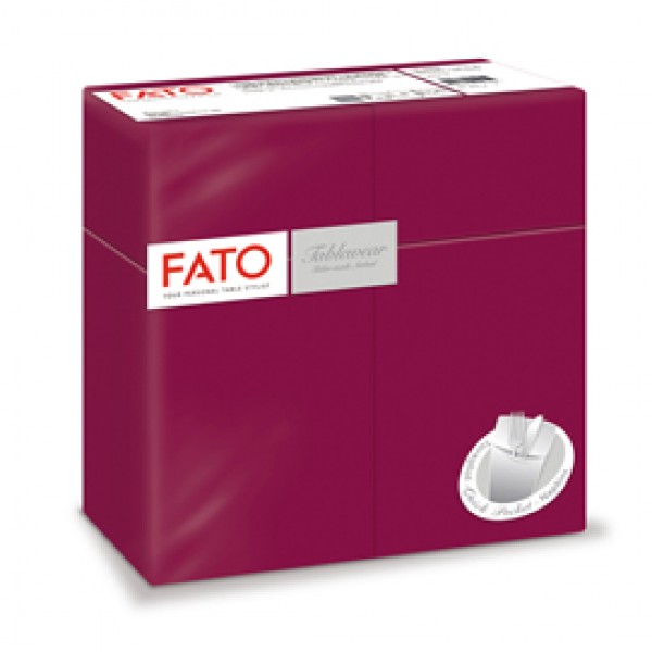 Quick pocket linea AirLaid - 40 x 40 cm - bordeaux - Fato - conf. 50 pezzi Quick pocket linea AirLaid - 40 x 40 cm - bordeaux - Fato - conf. 50 pezzi