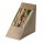 Scatole per sandwich Street Food in carta kraft - 12,3 x 7,2 x 12,3 cm - Leone - conf. 100 pezzi