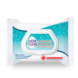 Salviette disinfettanti antibatteriche milleusi - Fresh&Clean - busta da 20 pezzi