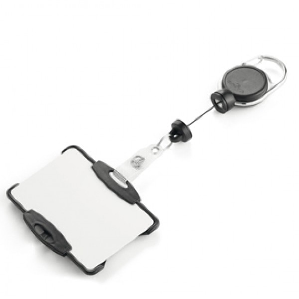 Portabadge con chiocciola Yo-Yo Extra-Strong - nero - Durable Portabadge con chiocciola Yo-Yo Extra-Strong - nero - Durable