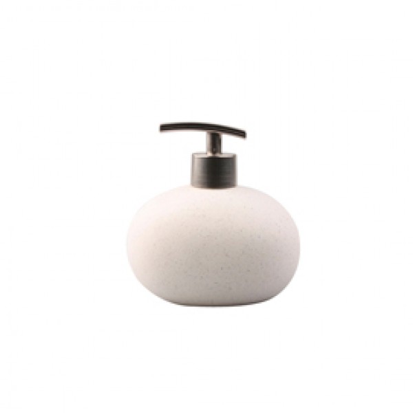 Dispenser sapone liquido linea Stone - bianco - King Collection Dispenser sapone liquido linea Stone - bianco - King Collection
