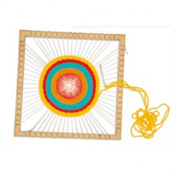 Telaio Mandala - legno - 23 x 23 x 3 cm - CWR