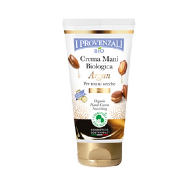 Crema mani biologica - Argan - I Provenzali - 75 ml Crema mani biologica - Argan - I Provenzali - 75 ml