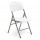 Sedia Horeca - pieghevole - 88 x 50 x 45 cm - HDPE - bianco - Garden Friend