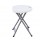 Sgabello Horeca - pieghevole - 44 x 30 x 30 cm - HDPE - bianco - Garden Friend