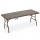 Tavolo Horeca - pieghevole - 74 x 76 x 183 cm - HDPE - noce - Garden Friend