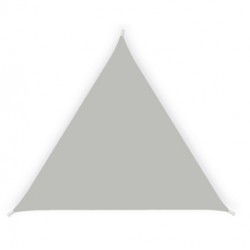 Tenda a vela triangolare ombreggiante - 5 x 5 x 5 m - PL - cenere - Garden Friend