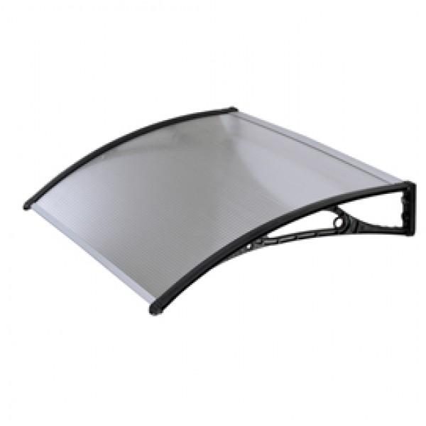 Pensilina modulare - 100 x 60 cm - policarbonato alveolare - trasparente - Garden Friend Pensilina modulare - 100 x 60 cm - policarbonato alveolare - trasparente - Garden Friend