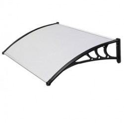 Pensilina modulare - 120 x 80 cm - policarbonato compatto - satinato opalino - Garden Friend