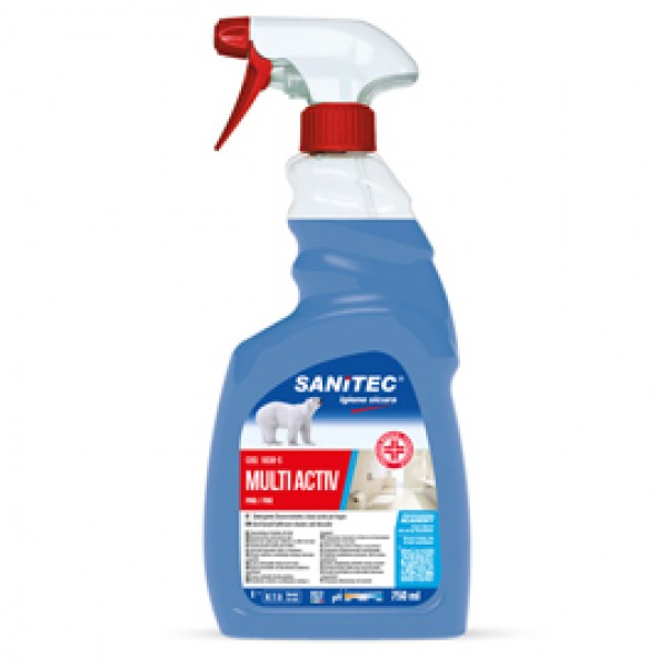 Disinfettante Multi Activ Bagno - trigger 750 ml - Sanitec Disinfettante Multi Activ Bagno - trigger 750 ml - Sanitec