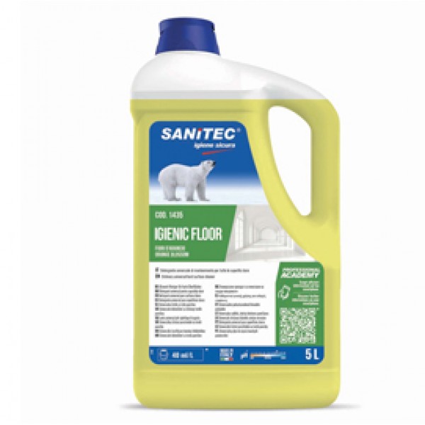 Detergenti per pavimenti Igienic Floor - fiori d'arancio - 5 L - Sanitec Detergenti per pavimenti Igienic Floor - fiori d'arancio - 5 L - Sanitec