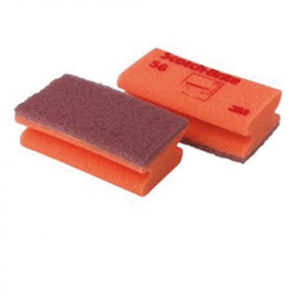 Spugne accoppiate - rosso - Scotch-Brite - conf.10 pezzi Spugne accoppiate - rosso - Scotch-Brite - conf.10 pezzi