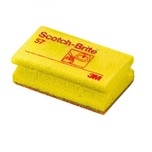 Spugne accoppiate - giallo - Scotch-Brite - conf.10 pezzi Spugne accoppiate - giallo - Scotch-Brite - conf.10 pezzi
