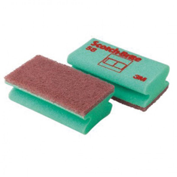 Spugne accoppiate - verde - Scotch-Brite - conf.10 pezzi Spugne accoppiate - verde - Scotch-Brite - conf.10 pezzi