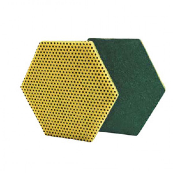 Spugne in fibra 96Hex - doppia funzione - Scotch-Brite - conf. 15 pezzi Spugne in fibra 96Hex - doppia funzione - Scotch-Brite - conf. 15 pezzi